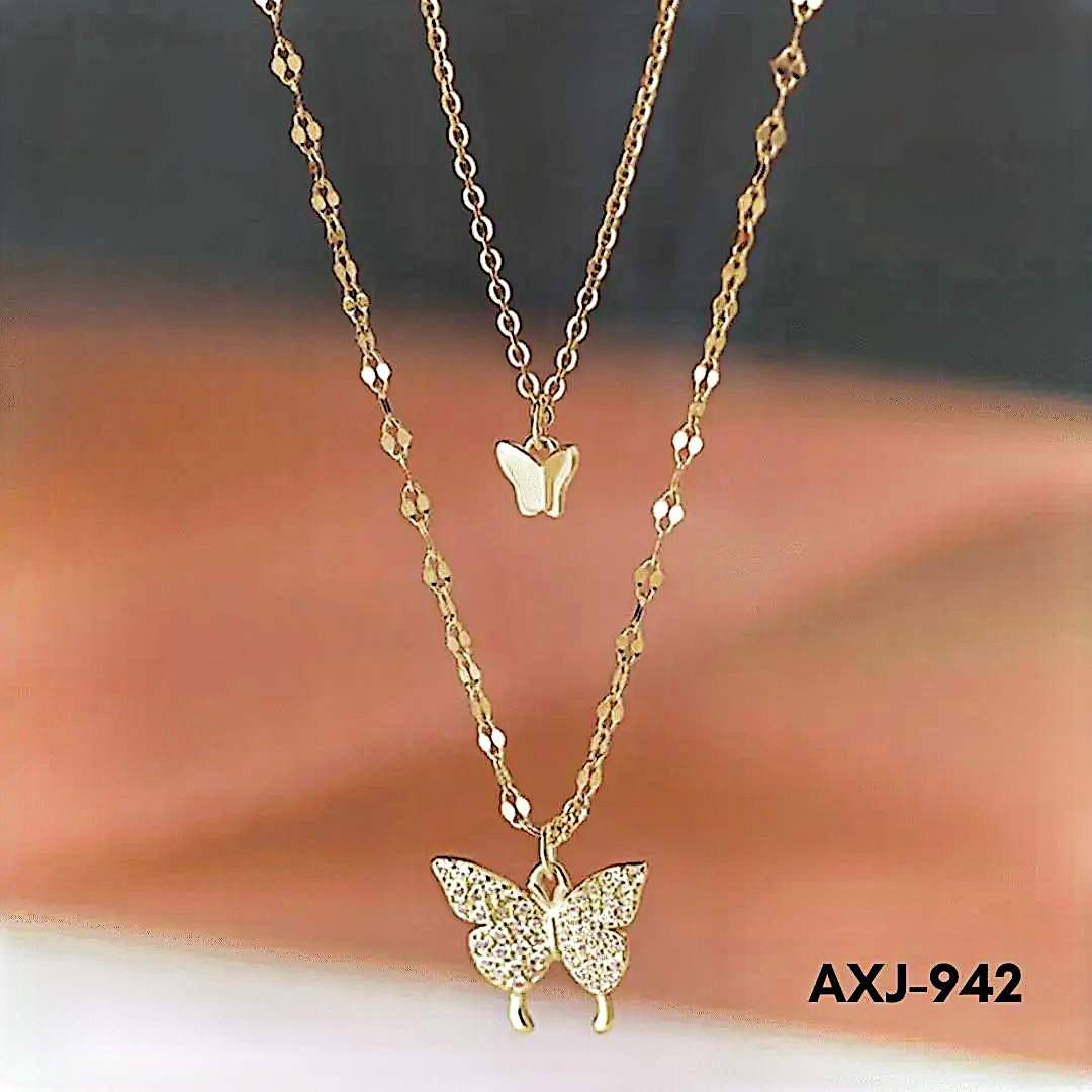 Elegant Gold & Silver Plated Necklace for Women
