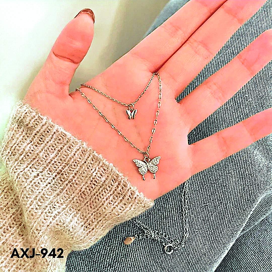Elegant Gold & Silver Plated Necklace for Women