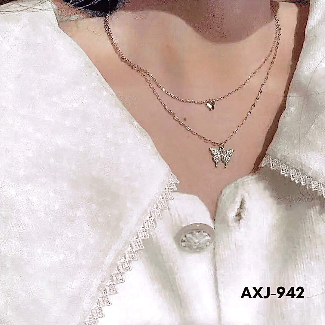 Elegant Gold & Silver Plated Necklace for Women